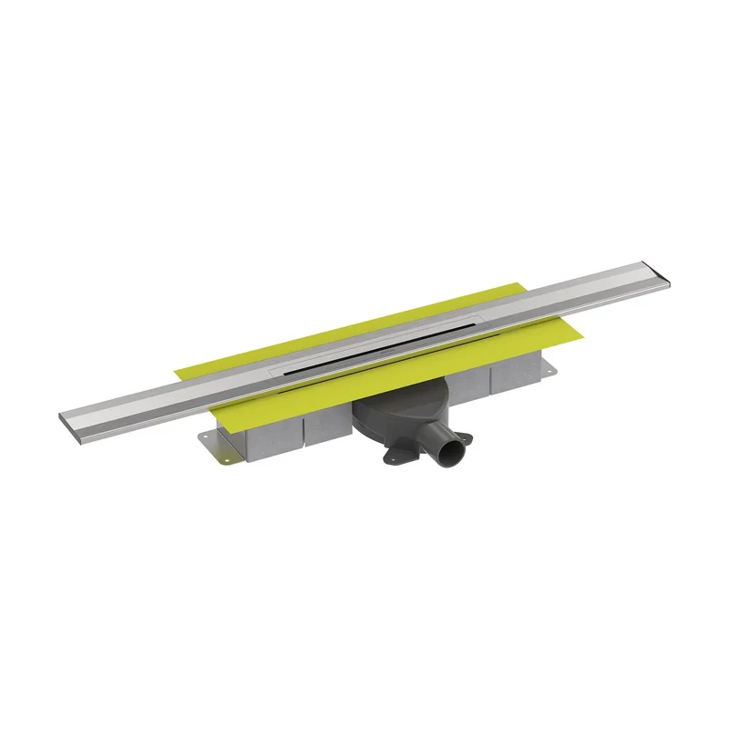Kürzbares Duschrinnen Komplettset Wand